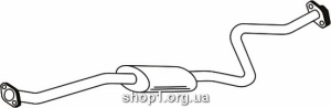 Ferroz 14.002 (14.02) Средний глушитель MAZDA MX3 1.6i 16V cat 5/91-10/93