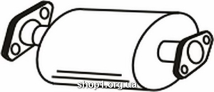 Ferroz 14.037 (14.37) Глушитель передняя часть MAZDA 626 coupe sedan hatch 1.6 2.0 82-6/87