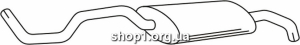 Ferroz 15.028 (15.28) глушитель на SEAT CORDOBA sedan combi(vario) 1.0i 1.4i 1.4i 8V 1.9D cat 7/96-