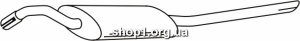 Ferroz 15.061 (15.61) задняя часть глушитель SEAT TOLEDO 1.8i cat 9/96-4/97
