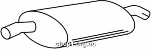 Ferroz 16.010 (16.10) Глушитель PEUGEOT 605 3.0i 12V 3.0i 24V cat 10/89-12/00
