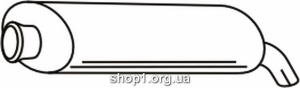 Ferroz 16.025 (16.25) Глушитель PEUGEOT 106 1.0 1.1 9/91-92