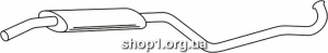 Ferroz 16.037 (16.37) Глушитель передняя часть PEUGEOT 605 2.0i 16V cat 7/94-12/00