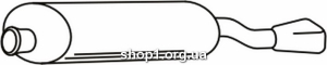 Ferroz 16.064 (16.64) Глушитель задняя часть PEUGEOT 306 cabrio 1.6i 1.8i cat 94-03