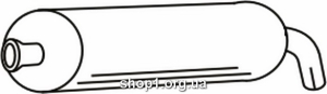 Ferroz 18.002 (18.02) глушители CITROEN ZX hatchback 1.1 1.1i 1.4 1.4i 1.6i 1.8D 1.9D cat 91-98