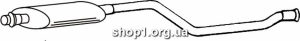 Ferroz 18.044 (18.44) Глушитель средняя часть CITROEN XSARA coupe hatch combi 1.4i 1.6i 1.8i 1.8i 16V cat 7/97-00