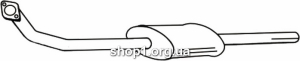 Ferroz 18.053 (18.53) Предглушитель выхлопных газов CITROEN BX hatchback combi 1.6i 1.9GTi 1.9Sport 85-92