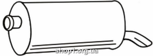 Ferroz 18.069 (18.69) глушитель автомобиля CITROEN XM sedan 2.1TD cat 89-6/97