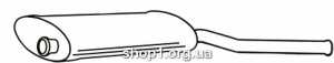 Ferroz 18.105 глушители CITROEN XSARA combi 1.4i 1.6i 16V cat 9/00-04
