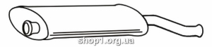 Ferroz 18.108 глушители CITROEN XSARA hatchback 2.0i 16V cat 9/00-04