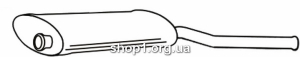 Ferroz 18.109 глушитель на CITROEN XSARA combi 2.0i 16V cat 7/97-04