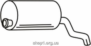 Ferroz 18.138 Глушитель выхлопных газов конечный PEUGEOT CITROEN BERLINGO _ 1.1i 16V, 1.4i, 1.6i 16V 39724