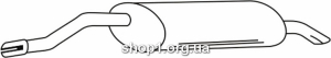 Ferroz 18.143 глушитель автомобиля CITROEN C5 I hatch combi 1.8i 16V 2.0i 16V cat 160