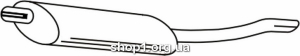 Ferroz 19.004 (19.04) задняя часть глушитель DAEWOO NEXIA sedan 1.5i 8V 16V 1.8i cat 1/95-