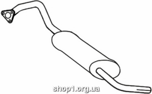 Ferroz 20.006 (20.06) глушители HONDA CIVIC hatchback 1.2 1.3 1.5 1.5GTi 1.5i 83-87