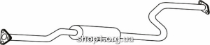 Ferroz 20.017 (20.17) Средний глушитель HONDA CONCERTO hatchback sedan 1.5i 16V 1.6i 16V cat 10/89-95