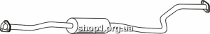 Ferroz 20.040 (20.40) Средний глушитель HONDA CIVIC hatchback sedan 1.4i 16V cat 96-01