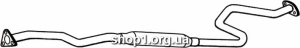 Ferroz 20.053 (20.53) Средний глушитель HONDA CIVIC hatchback sedan 1.5i 16V cat 89-12/91