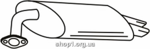 Ferroz 20.072 (20.72) глушители для HONDA ACCORD hatchback sedan 1.6 16V 1.8i 16V 2.0i 16V 2.3i 16V cat 98-02