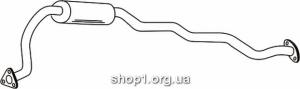 Ferroz 20.076 (20.76) резонатор HONDA JAZZ 1.2i 8V, 1.4i 8V cat 39722