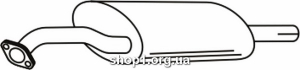Ferroz 22.002 (22.02) Глушитель выхлопных газов конечный TOYOTA CAMRY liftback sedan combi 2.0TD 10/86-9/91