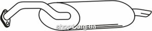 Ferroz 22.021 (22.21) глушители TOYOTA COROLLA hatchback 1.3 12V 1.6 cat 10/84-4/87
