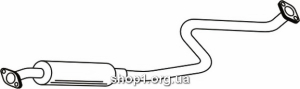 Ferroz 22.022 (22.22) Средний глушитель TOYOTA COROLLA hatch liftback sed combi 1.3 12V cat 8/89-11/89
