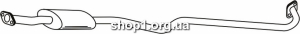 Ferroz 22.041 (22.41) Средний глушитель TOYOTA COROLLA hatch liftback sed combi 1.6i 16V 1.6GTSi cat 5/92-4/97