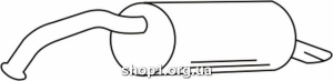 Ferroz 22.083 (22.83) Глушитель TOYOTA YARIS 1.3 16V cat 08/99-