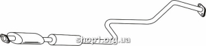 Ferroz 23.044 (23.44) резонатор NISSAN SUNNY combi 2.0D 10/90-10/95