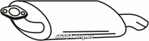 Ferroz 23.085 (23.85) купить глушитель NISSAN ALMERA hatchback 1.5i 16V 1.8i 16V cat 2/00-