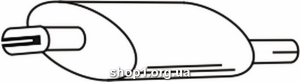Ferroz 24.020 (24.20) Задний глушитель SUZUKI SWIFT hatchback 3d 5d 1.0 1.0i 1.3 1.3i cat 9/88-