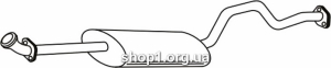 Ferroz 25.014 (25.14) Средний глушитель MITSUBISHI PAJERO 4x4 LWB 3.0 12V 2.5TD cat 12/90-5/96