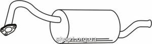 Ferroz 25.019 (25.19) Глушитель MITSUBISHI LANCER combi 2.0D 6/92-96