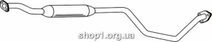 Ferroz 25.026 (25.26) Средний глушитель MITSUBISHI COLT 1.3i 12V cat 11/95-06/03