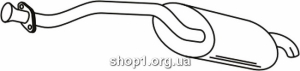 Ferroz 27.006 (27.06) Задний глушитель ROVER 214 hatchback cabrio 1.4 16V 1.4i 16V cat 9/89-10/95