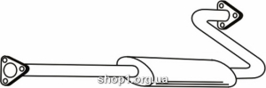 Ferroz 27.016 (27.16) Средний глушитель ROVER 825 hatchback sedan 2.5TD 9/90-3/96