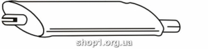 Ferroz 31.002 (31.02) резонатор CHRYSLER CHEROKEE 4x4 4 cat 1/93-95