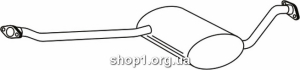 Ferroz 32.006 (32.06) Глушитель средняя часть SAAB 9000 hatchback sedan 2.0i CS 16V 2.0iTurbo 16V cat 92-97