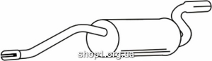 Ferroz 33.001 (33.01) глушители ALFA ROMEO 33 sedan 1.4i 8V 1.5Ti 1.7i 1.7i 8V cat 90-94