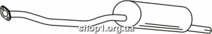 Ferroz 39.001 (39.01) выхлопной глушитель SUBARU LEGACY sedan 1.8i 16V 2.0i cat 9/89-93