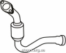 Ferroz RK-439 Труба коллектора RENAULT CLIO II 1.9D cat 03/98-02