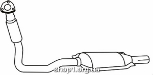 Ferroz RK-497 труба выпускного коллектора OPEL ASTRA G 2.0Di TD, 2.Tdi TD, 2.2TDi TD - 04/98-06/05