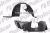Polcar 5711FL-1 Подкрыльник PEUGEOT 307 (3_), 09.05-09.07