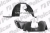 Polcar 5711FP-1 Подкрыльник PEUGEOT 307 (3_), 09.05-09.07