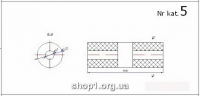 00.05 Універсальний бачок глушника   D 135 довжина 400 / D 47