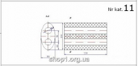 00.11 Універсальний бачок резонатора   210x110x330 / 2*D 50