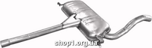 01.21 Резонатор (середній глушник) для Audi A4 2.6-V6; 2.8-V6 94-98