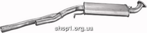 01.92 Резонатор (середній глушник) для Audi 100 2.6i V6 92-94/ 2.8i V6 90-93