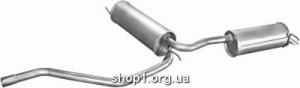 04.03 Вихлопна система (задня + середня частина) для Citroen BX 1.1/ 1.4/ 1.6/1.9 /1.9D 82 -94